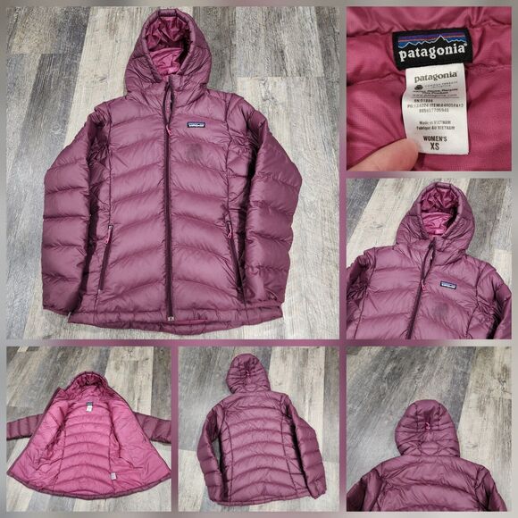 Patagonia Womens XS Hi-Loft Down Sweater Hoody Parka Goose Down Puffer Jacket - Picture 1 of 15